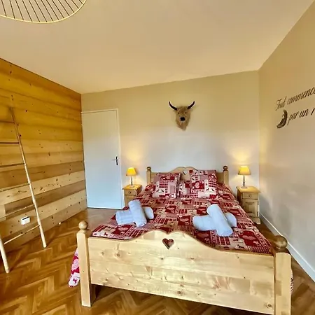 شقة Les Xettes, Bel Style Chalet Avec Vue